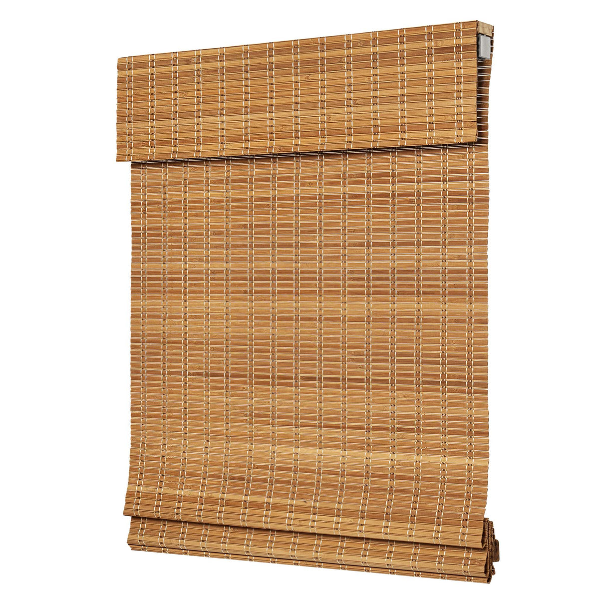 No Drill Custom Light Filtering & Privacy Bamboo Roman Shades Fabric Swatch