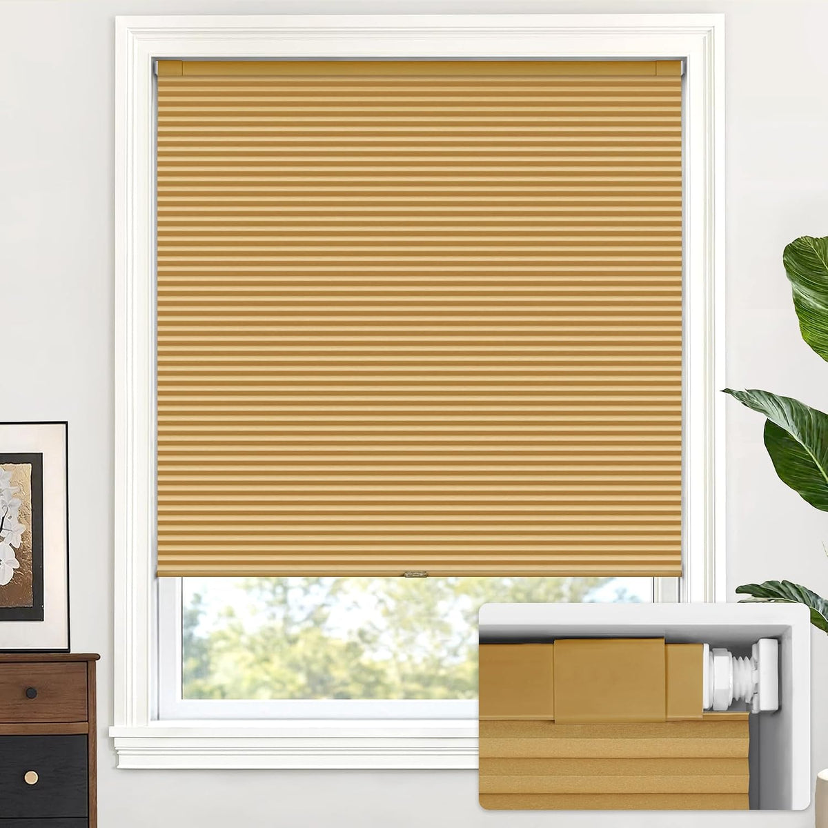 No Drill Custom Blackout Cellular Shades Fabric Swatch
