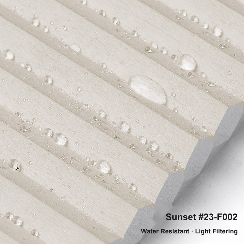 No Drill Custom Light Filtering Cellular Shades, Water Resistant, Top Down Bottom Up with Magnet (MP)