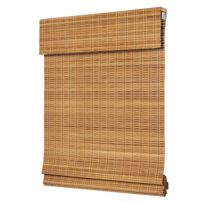 No Drill Custom Light Filtering & Privacy Bamboo Roman Shades Fabric Swatch