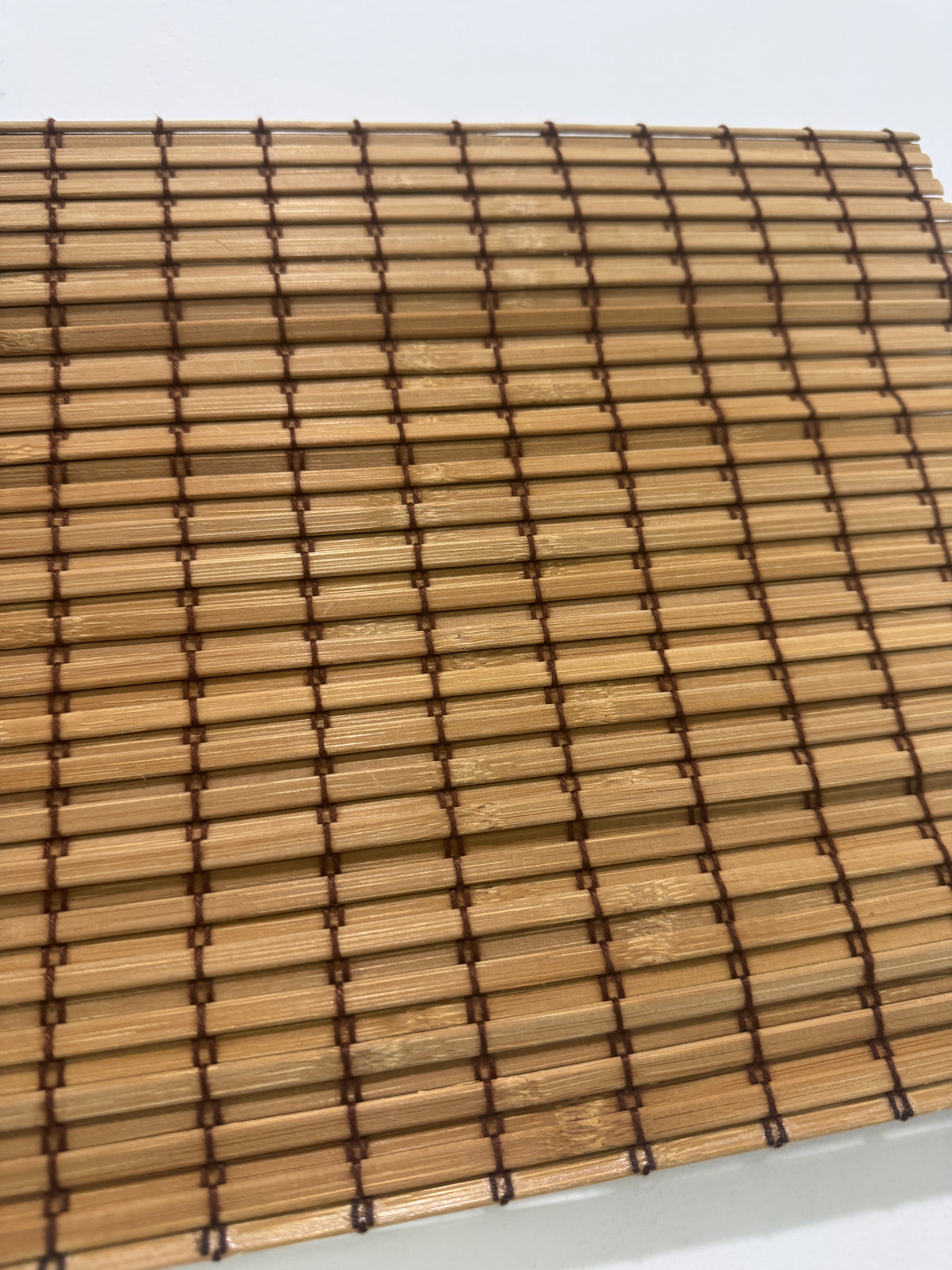 No Drill Custom Light Filtering & Privacy Bamboo Roman Shades Fabric Swatch