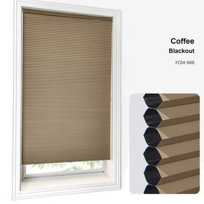 No Drill Custom Blackout Cellular Shades (MP)