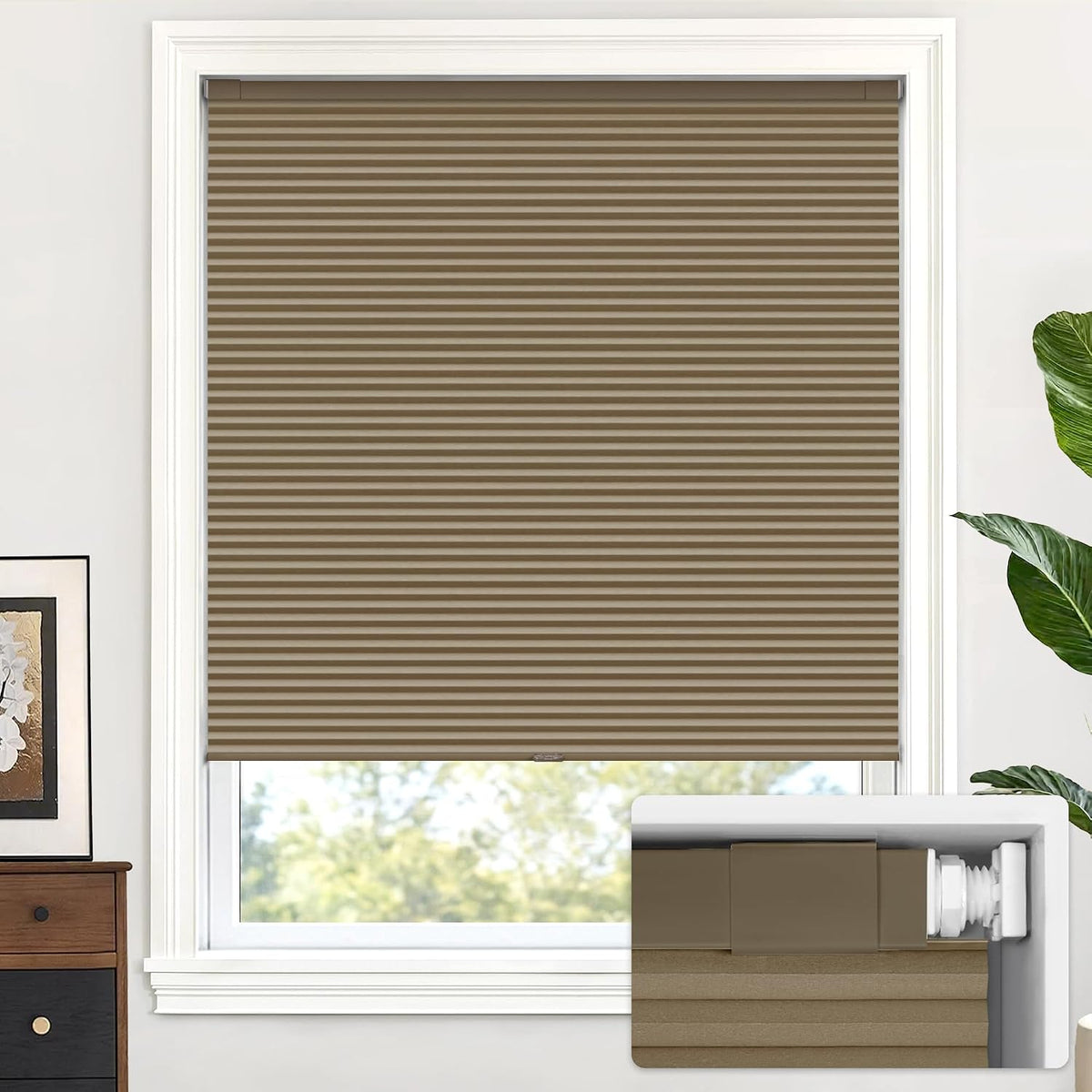 No Drill Custom Blackout Cellular Shades Fabric Swatch