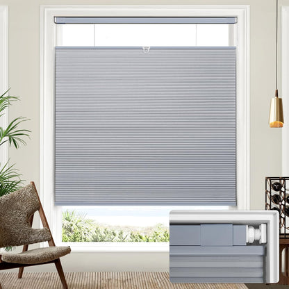 No Drill Custom Blackout Top Down Bottom Up Cellular Shades