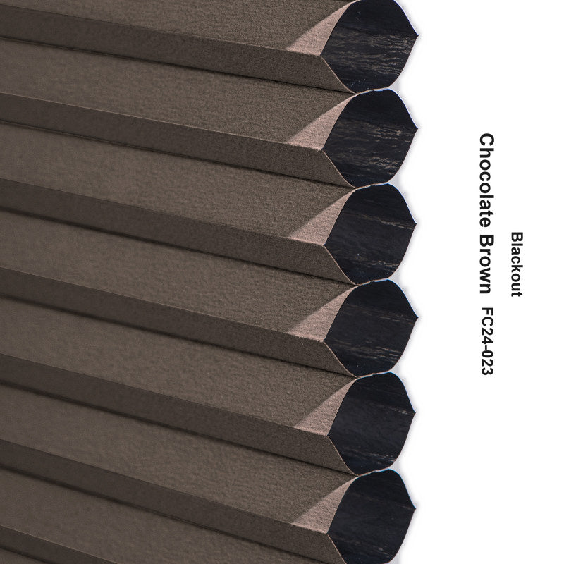 No Drill Custom Blackout Top Down Bottom Up Cellular Shades with Magnet (MP)
