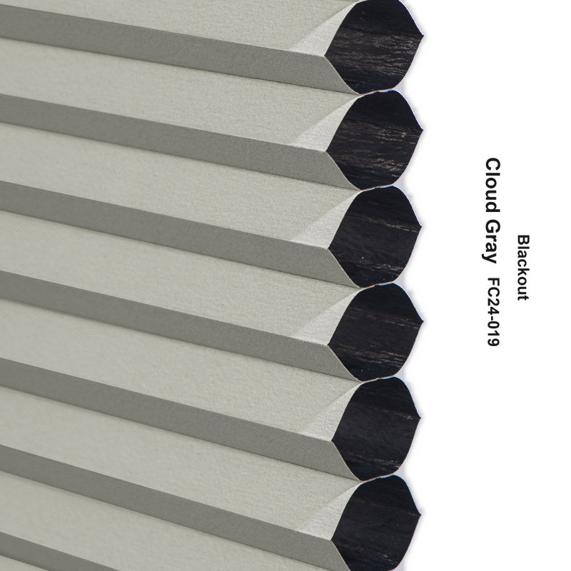 No Drill Custom Blackout Top Down Bottom Up Cellular Shades with Magnet (MP)