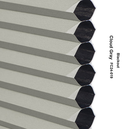 No Drill Custom Blackout Top Down Bottom Up Cellular Shades with Magnet (MP)