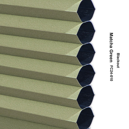 No Drill Custom Blackout Top Down Bottom Up Cellular Shades with Magnet (MP)