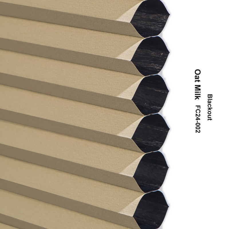 No Drill Custom Blackout Top Down Bottom Up Cellular Shades with Magnet (MP)