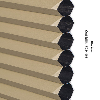 No Drill Custom Blackout Top Down Bottom Up Cellular Shades with Magnet (MP)