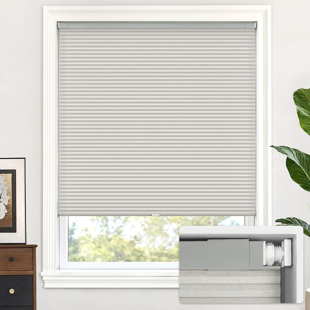 No Drill Custom Light Filtering Cellular Shades Fabric Swatch