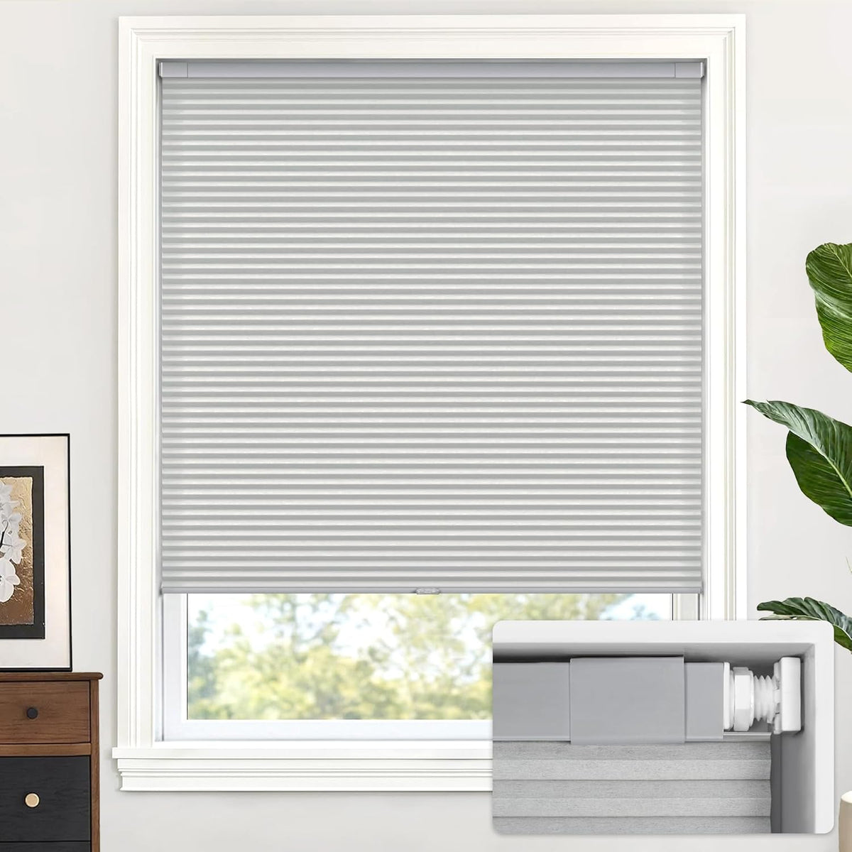 No Drill Custom Light Filtering Cellular Shades Fabric Swatch