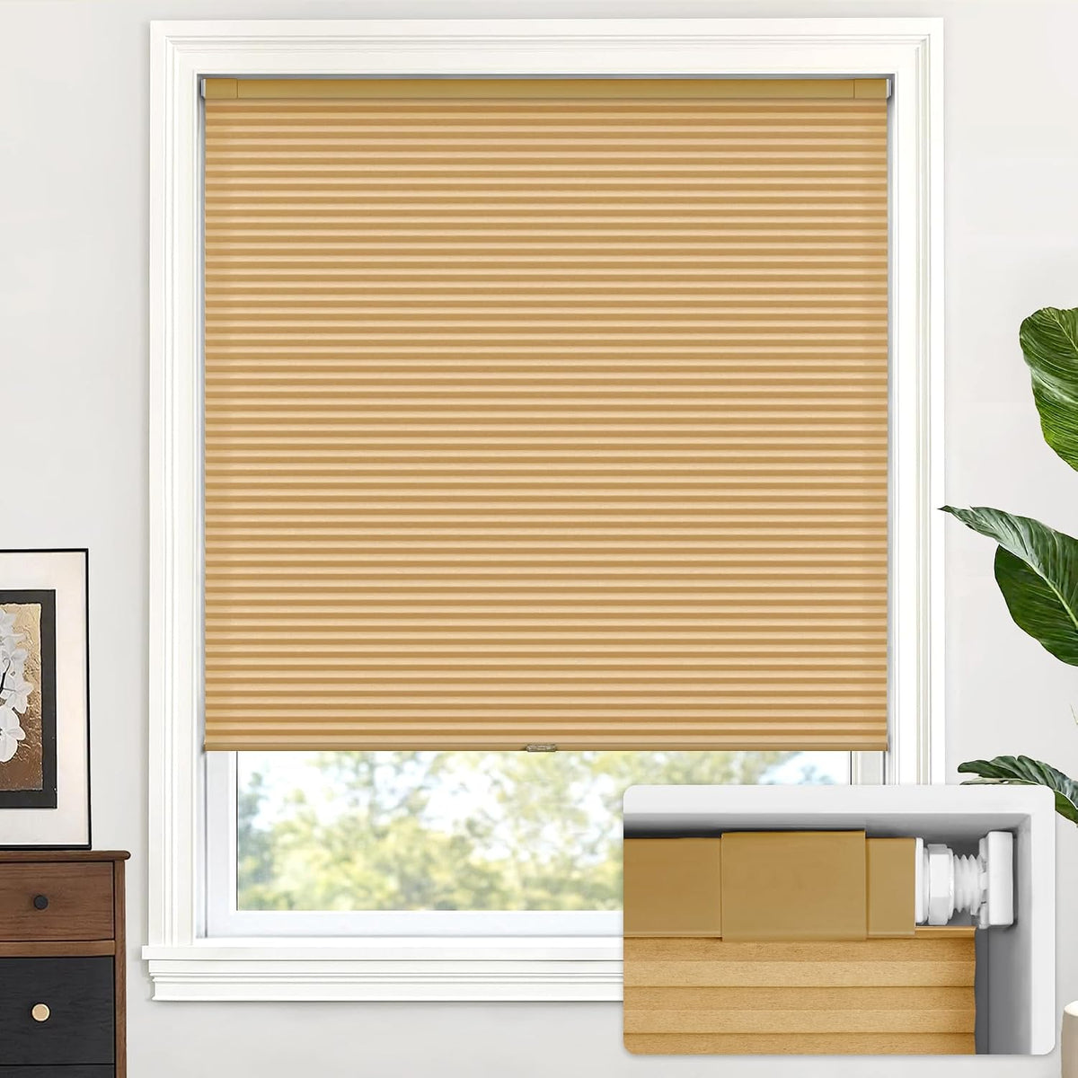 No Drill Custom Light Filtering Cellular Shades Fabric Swatch