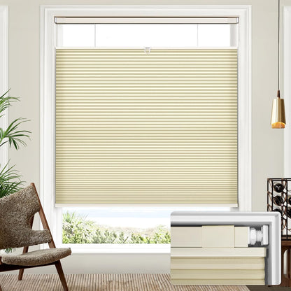 No Drill Custom Light Filtering Top Down Bottom Up Cellular Shades