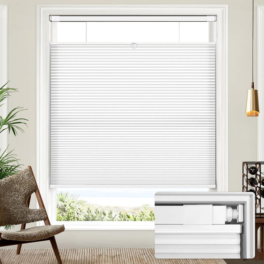 No Drill Custom Light Filtering Top Down Bottom Up Cellular Shades Fabric Swatch