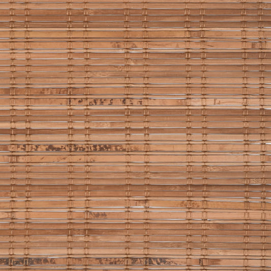 No Drill Custom Light Filtering Bamboo Roman Shades, Natural25