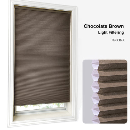 No Drill Custom Light Filtering Cellular Shades (MP)