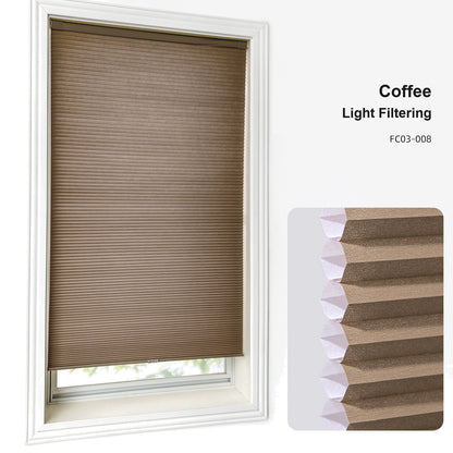 No Drill Custom Light Filtering Cellular Shades (MP)