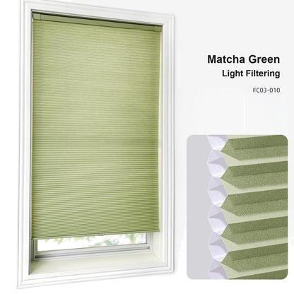 No Drill Custom Light Filtering Cellular Shades (MP)
