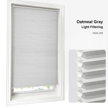 No Drill Custom Light Filtering Cellular Shades (MP)