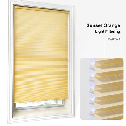 No Drill Custom Light Filtering Cellular Shades (MP)