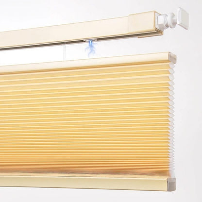 No Drill Custom Light Filtering Top Down Bottom Up Cellular Shades with Magnet (MP)