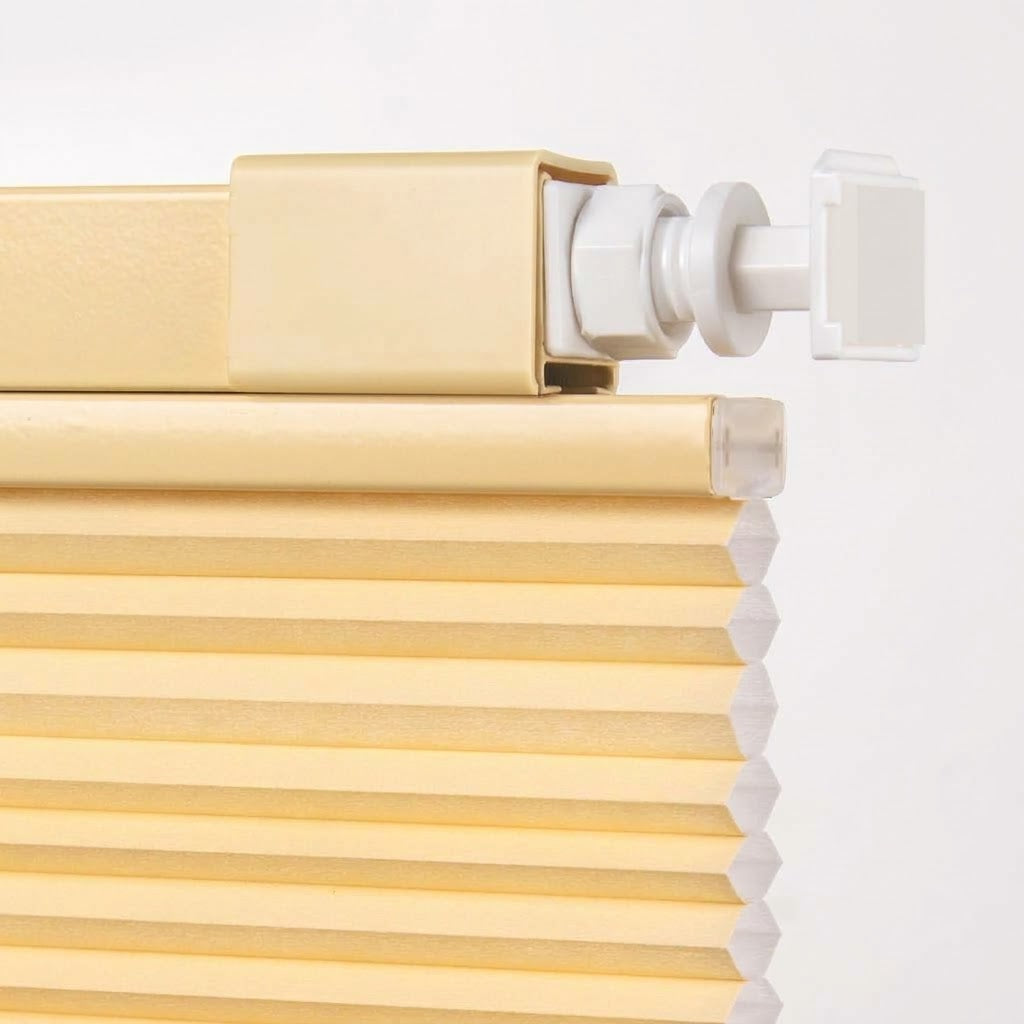 No Drill Custom Light Filtering Top Down Bottom Up Cellular Shades with Magnet (MP)