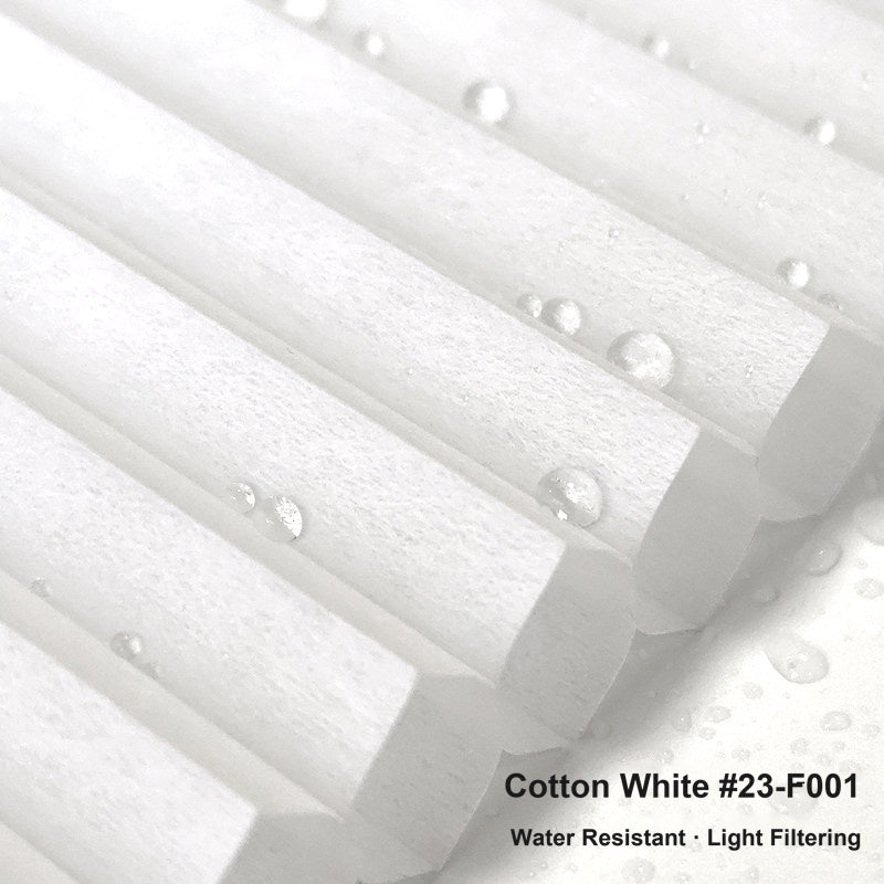 No Drill Custom Light Filtering Cellular Shades, Water Resistant, Top Down Bottom Up with Magnet (MP)