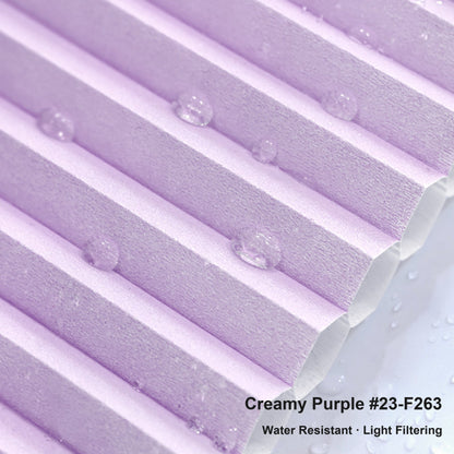 No Drill Custom Light Filtering Cellular Shades, Water Resistant, Top Down Bottom Up with Magnet (MP)