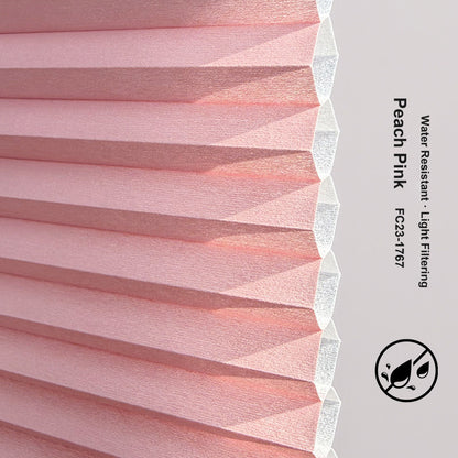No Drill Custom Light Filtering Cellular Shades, Water Resistant, Top Down Bottom Up with Magnet (MP)