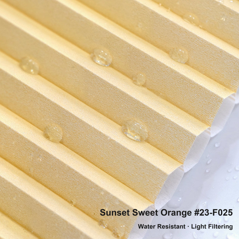 No Drill Custom Light Filtering Cellular Shades, Water Resistant, Top Down Bottom Up with Magnet (MP)