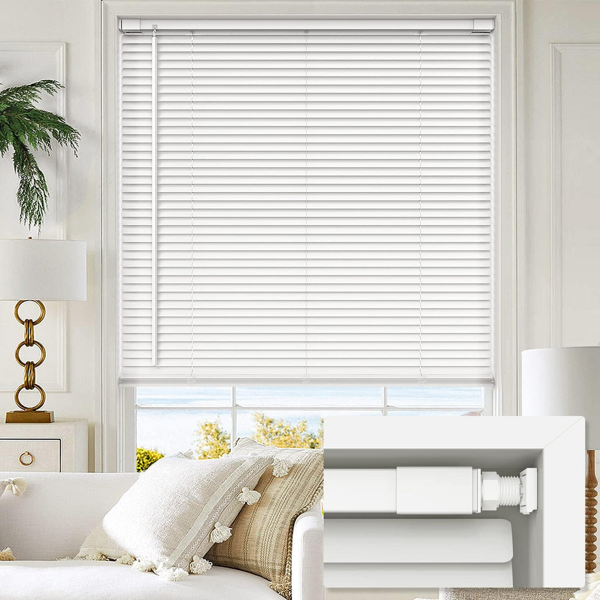 NoDrillCustomMiniBlinds-White