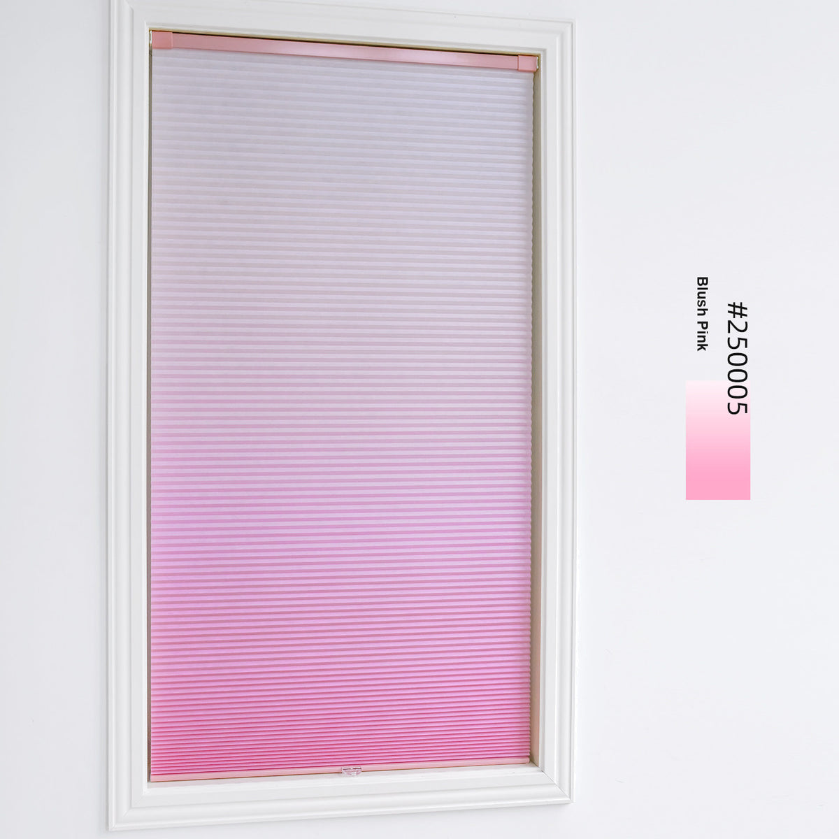 No Drill Custom Ombré Light Filtering Cellular Shades (MP)