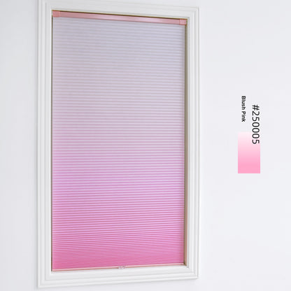 No Drill Custom Ombré Light Filtering Cellular Shades (MP)