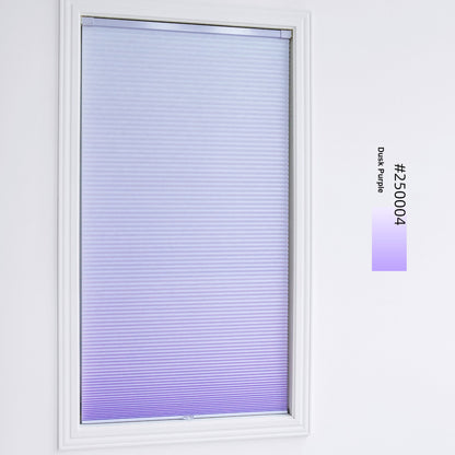No Drill Custom Ombré Light Filtering Cellular Shades (MP)