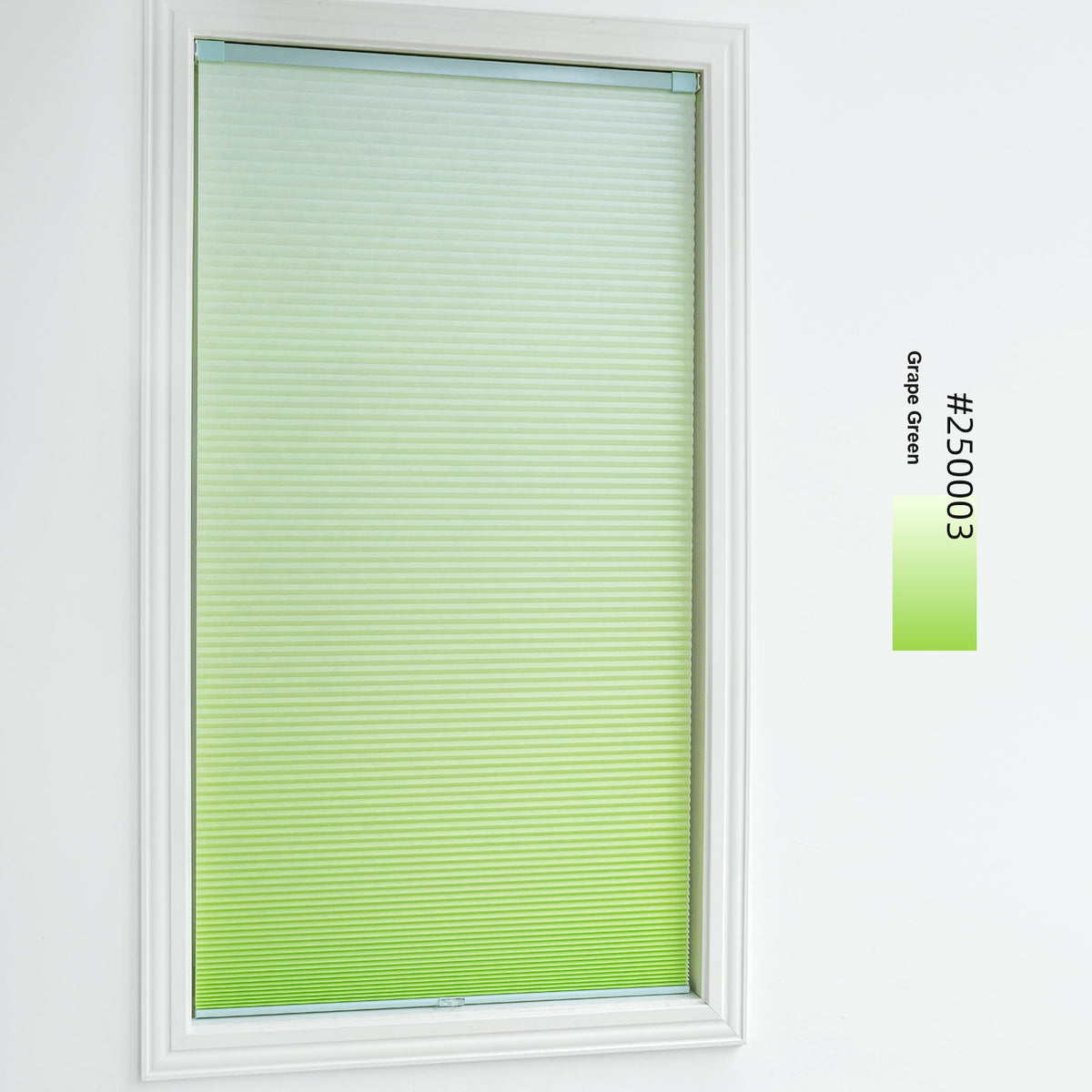 No Drill Custom Ombré Light Filtering Cellular Shades (MP)