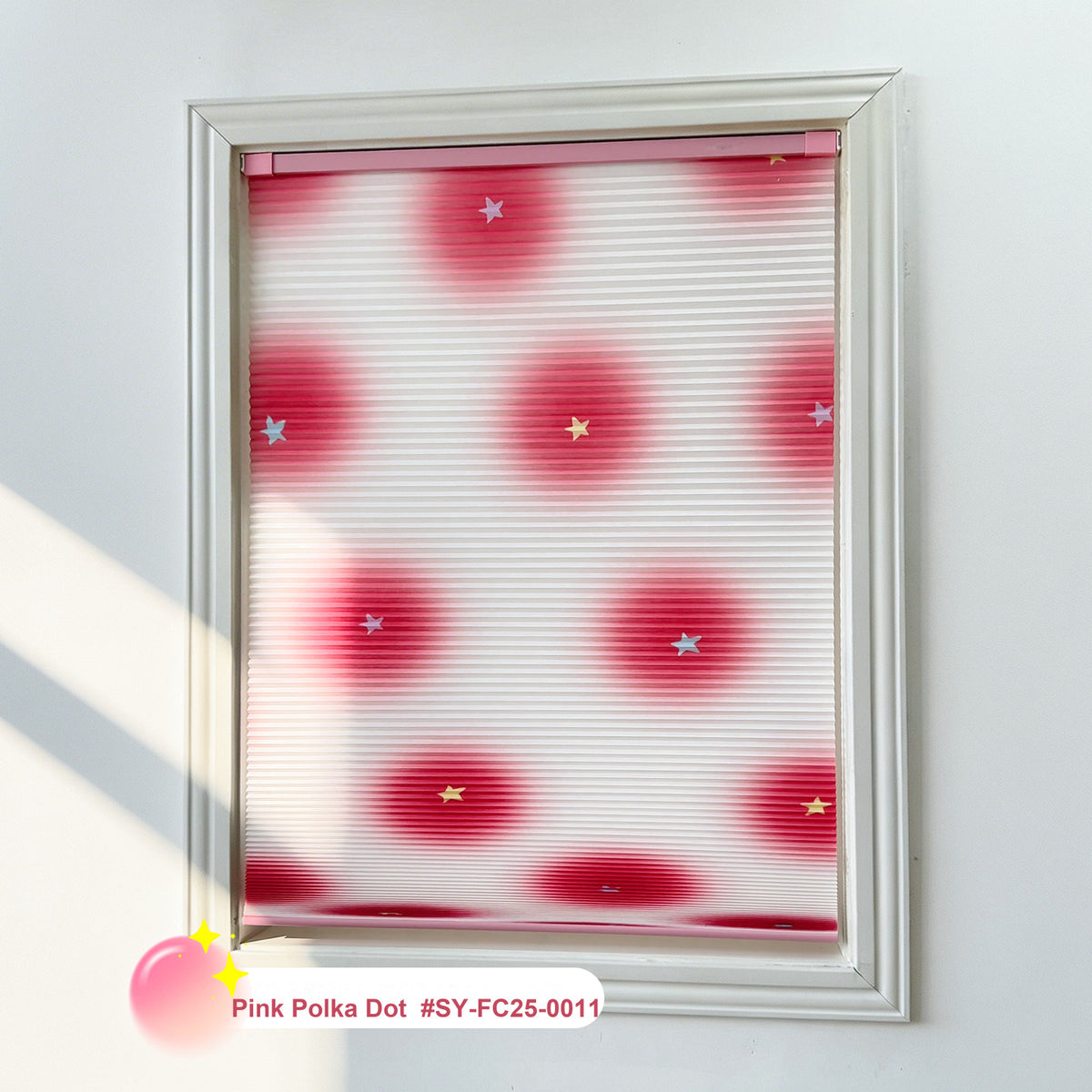 No Drill Custom Ombré Light Filtering Cellular Shades (MP)