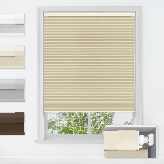 No Drill Premium Custom Blackout Cellular Shades Fabric Swatch