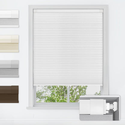 No Drill Premium Custom Blackout Cellular Shades