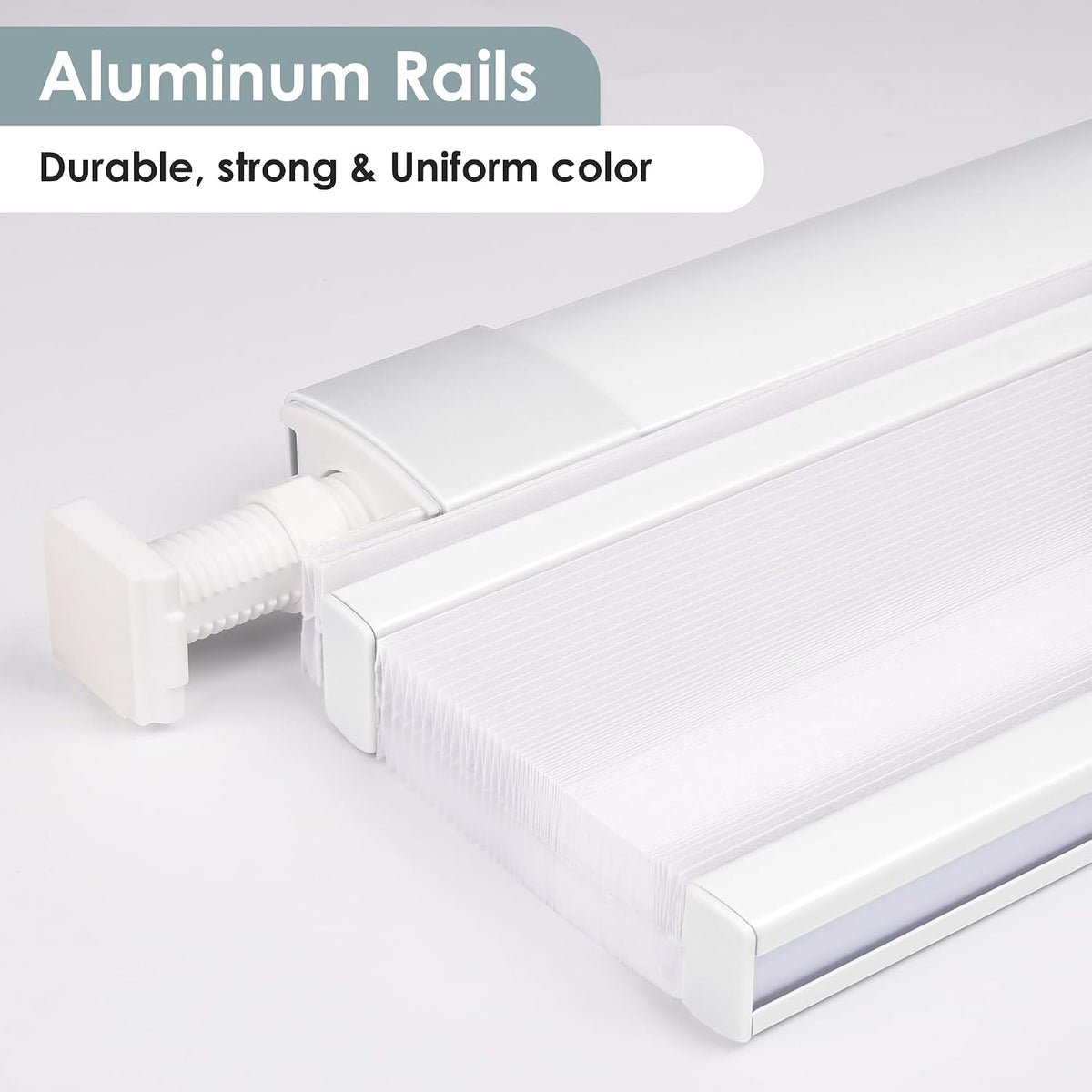 No Drill Premium Custom Light Filtering Top Down Bottom Up Cellular Shades
