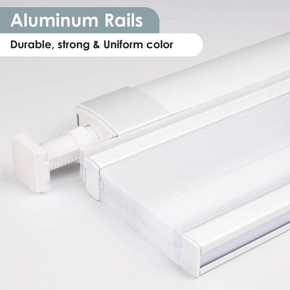No Drill Premium Custom Light Filtering Top Down Bottom Up Cellular Shades