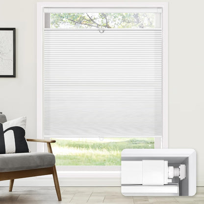 No Drill Premium Custom Light Filtering Top Down Bottom Up Cellular Shades
