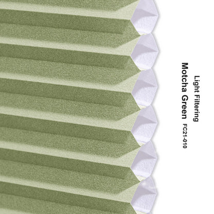 No Drill Custom Premium Light Filtering Cellular Shades (MP)