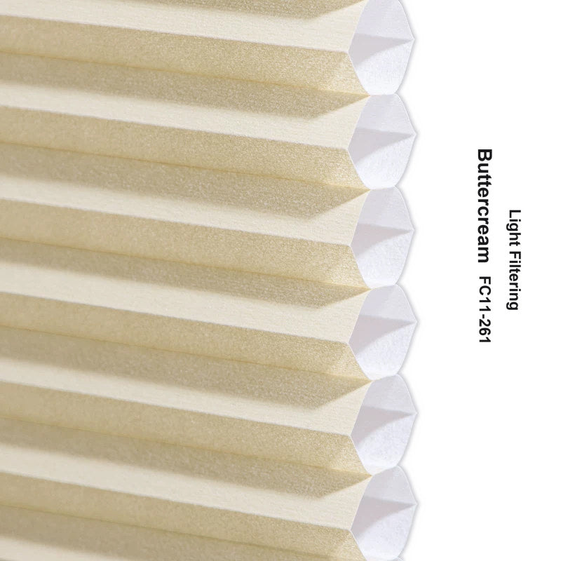 No Drill Premium Custom Light Filtering Top Down Bottom Up Cellular Shades (MP)