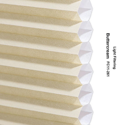 No Drill Premium Custom Light Filtering Top Down Bottom Up Cellular Shades (MP)