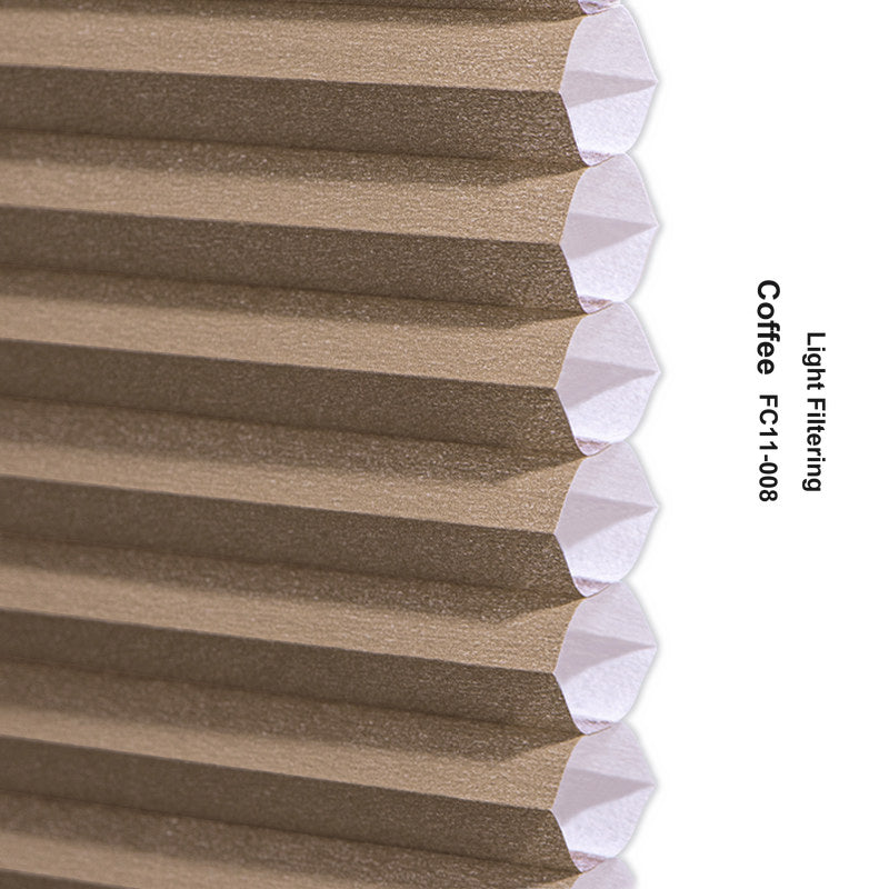 No Drill Premium Custom Light Filtering Top Down Bottom Up Cellular Shades (MP)