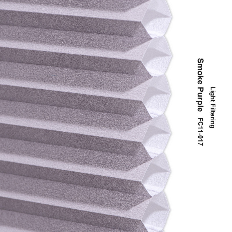 No Drill Premium Custom Light Filtering Top Down Bottom Up Cellular Shades (MP)