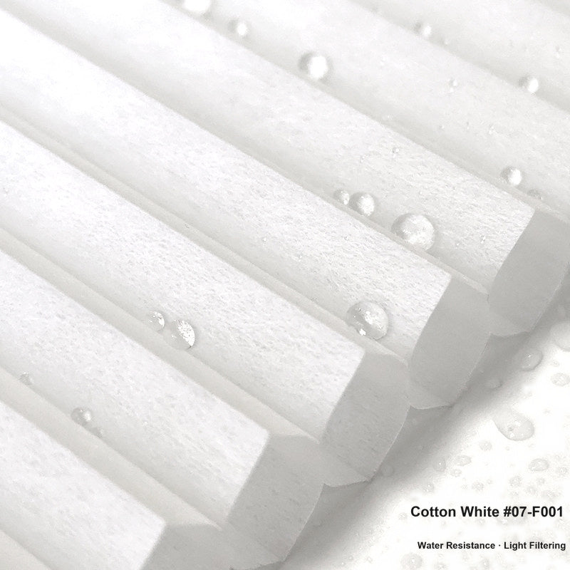 No Drill Premium Custom Light Filtering Cellular Shades, Water Resistant (MP)