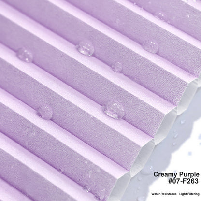 No Drill Premium Custom Light Filtering Cellular Shades, Water Resistant (MP)