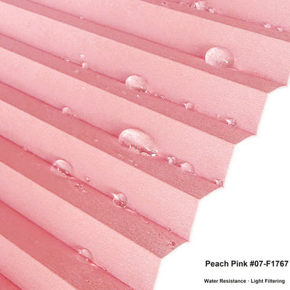 No Drill Premium Custom Light Filtering Cellular Shades, Water Resistant (MP)